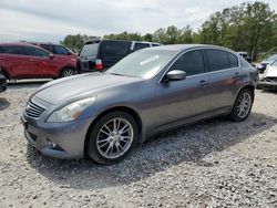 Salvage cars for sale at Houston, TX auction: 2012 Infiniti G37