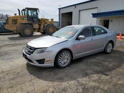 Salvage cars for sale at Mcfarland, WI auction: 2010 Ford Fusion Hybrid