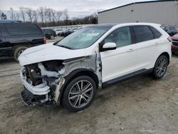 Salvage cars for sale at Spartanburg, SC auction: 2021 Ford Edge Titanium