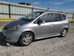 Honda salvage cars for sale: 2007 Honda FIT S