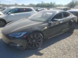 Salvage cars for sale at Riverview, FL auction: 2017 Tesla Model S