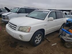 Toyota salvage cars for sale: 2003 Toyota Highlander Limited