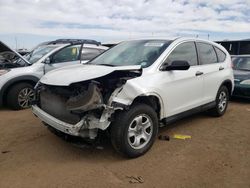 Salvage cars for sale at Brighton, CO auction: 2016 Honda CR-V LX