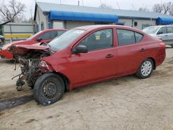 Salvage cars for sale from Copart Wichita, KS: 2014 Nissan Versa S