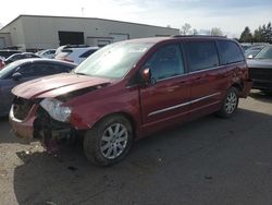 Salvage cars for sale at Woodburn, OR auction: 2014 Chrysler Town & Country Touring