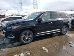 Salvage cars for sale from Copart Littleton, CO: 2019 Infiniti QX60 Luxe