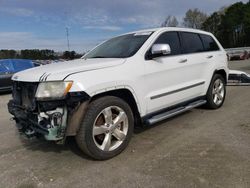 Salvage cars for sale at Dunn, NC auction: 2013 Jeep Grand Cherokee Overland