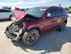 Salvage cars for sale from Copart Grand Prairie, TX: 2017 Jeep Grand Cherokee Limited