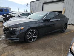 Honda Accord salvage cars for sale: 2018 Honda Accord Sport