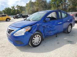 Salvage cars for sale at Ocala, FL auction: 2017 Nissan Versa S