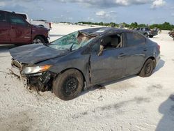 Salvage cars for sale from Copart Arcadia, FL: 2012 Honda Civic LX