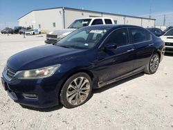 Salvage cars for sale from Copart Haslet, TX: 2015 Honda Accord Sport