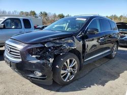 Salvage cars for sale at Exeter, RI auction: 2015 Infiniti QX60