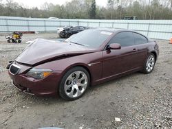 Vehiculos salvage en venta de Copart Augusta, GA: 2007 BMW 650 I