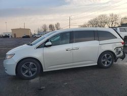 Salvage cars for sale at Moraine, OH auction: 2014 Honda Odyssey Touring