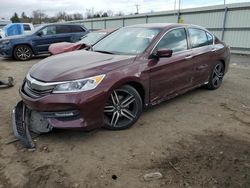 Salvage cars for sale from Copart Pennsburg, PA: 2017 Honda Accord Sport