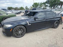 Salvage cars for sale at Riverview, FL auction: 2015 BMW 550 I