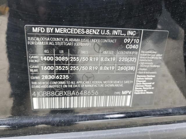 2011 Mercedes-Benz ML 350 4matic