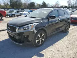 Salvage cars for sale from Copart Madisonville, TN: 2016 KIA Sorento EX