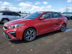 Salvage cars for sale from Copart Columbia Station, OH: 2019 KIA Forte FE