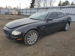 Salvage cars for sale from Copart Ontario Auction, ON: 2007 Maserati Quattroporte