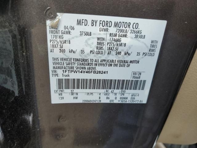 2006 Ford F150 Supercrew