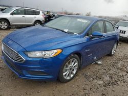 Salvage cars for sale at Magna, UT auction: 2017 Ford Fusion SE Hybrid