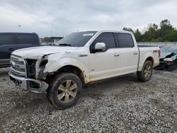 Ford salvage cars for sale: 2015 Ford F150 Supercrew