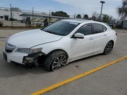 Salvage cars for sale at Sacramento, CA auction: 2016 Acura TLX Tech