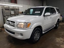 Salvage cars for sale at Elgin, IL auction: 2007 Toyota Sequoia Limited