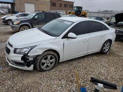 Salvage cars for sale from Copart Kansas City, KS: 2016 Chevrolet Cruze Limited LT