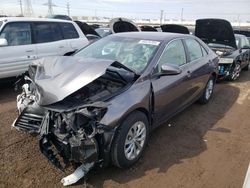 Salvage cars for sale from Copart Elgin, IL: 2017 Toyota Camry LE