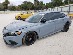Salvage cars for sale from Copart Fort Pierce, FL: 2022 Honda Civic Sport