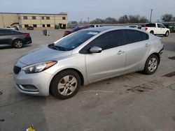 KIA Forte LX salvage cars for sale: 2015 KIA Forte LX