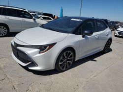 Salvage cars for sale at Grand Prairie, TX auction: 2021 Toyota Corolla XSE