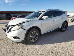 Salvage cars for sale from Copart Andrews, TX: 2015 Nissan Murano S