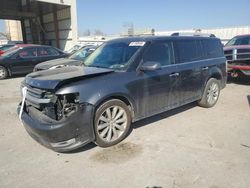 Salvage cars for sale at Kansas City, KS auction: 2016 Ford Flex Limited