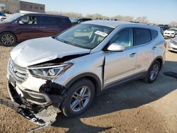 Salvage cars for sale at Kansas City, KS auction: 2017 Hyundai Santa FE Sport