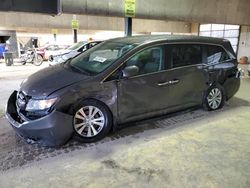 Salvage cars for sale at Indianapolis, IN auction: 2015 Honda Odyssey EX