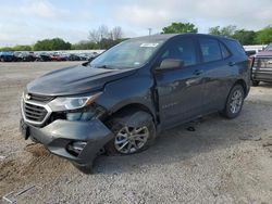 Salvage cars for sale at San Antonio, TX auction: 2019 Chevrolet Equinox LS