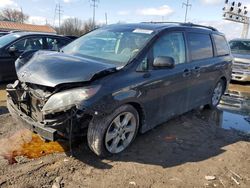 Salvage cars for sale from Copart Columbus, OH: 2012 Toyota Sienna Sport