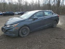 Chevrolet Cruze LT salvage cars for sale: 2017 Chevrolet Cruze LT