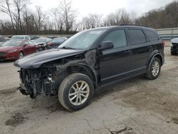Salvage cars for sale from Copart Ellwood City, PA: 2017 Dodge Journey SXT