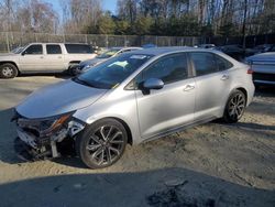 Salvage cars for sale at Waldorf, MD auction: 2020 Toyota Corolla SE