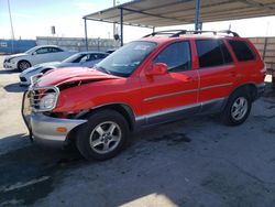 Salvage cars for sale from Copart Anthony, TX: 2003 Hyundai Santa FE GLS