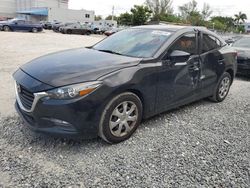 Salvage cars for sale from Copart Opa Locka, FL: 2018 Mazda 3 Sport