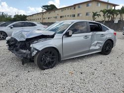 Salvage cars for sale at Opa Locka, FL auction: 2023 Honda Civic Sport