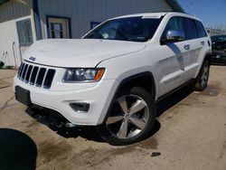 Vehiculos salvage en venta de Copart Pekin, IL: 2014 Jeep Grand Cherokee Limited