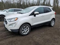 Salvage cars for sale at Bowmanville, ON auction: 2020 Ford Ecosport SE