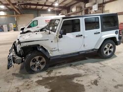 Jeep Wrangler salvage cars for sale: 2016 Jeep Wrangler Unlimited Sahara